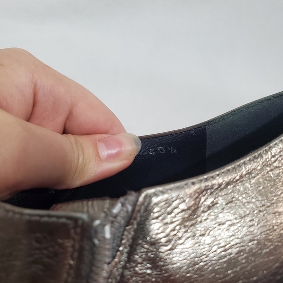 Sergio Rossi Metallic Prism Heel Booties - Picture 9 of 10